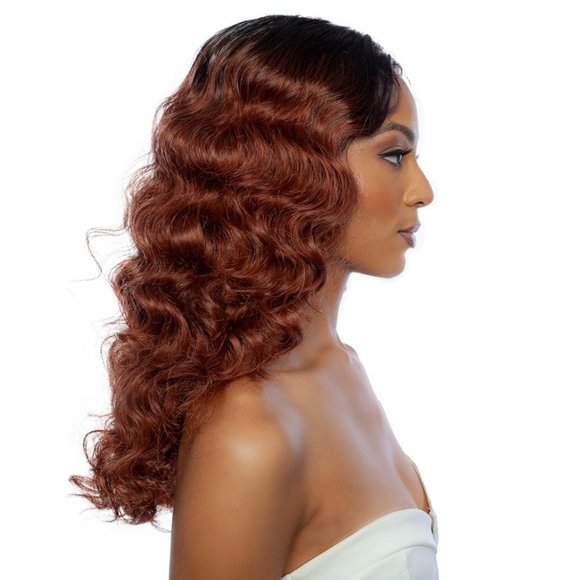 RCHT209 Tracy Mane Concept 1 Jet Black Lace Front Wig HD Transparent Curly Hair - Picture 3 of 5